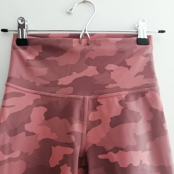 Lululemon Wunder Train High Rise Short 8" Heritage 365 Camo Brier Rose Pink 4 - Picture 3 of 15